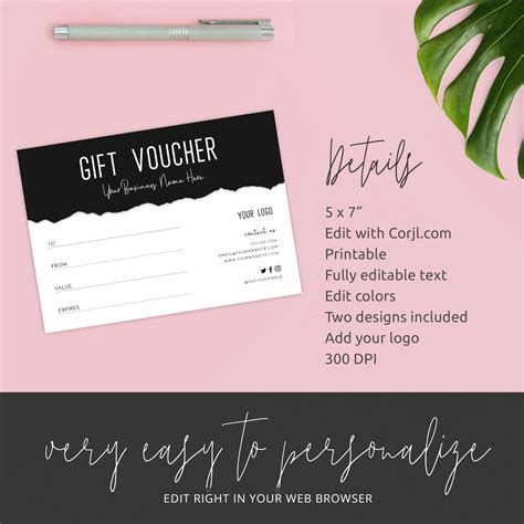 | how to use airasia voucher. Beauty Gift Voucher Template- Printable Salon DIY Gift ...