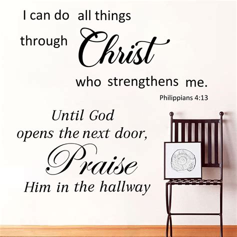 Buy 2 Sets Bible Verse Wall Decals Vinyl Inspirational Quotes Wall