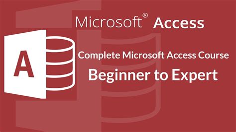 Complete Microsoft Access Course Beginner To Expert Youtube
