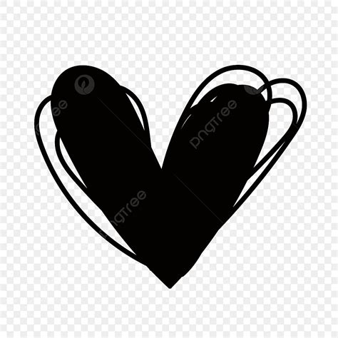 Black Heart Outline Clipart Hd Png Black Heart Heart Clipart Black