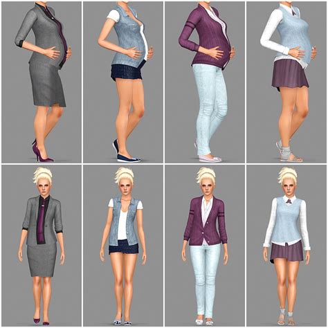 Buckleys Sims — More Default Replacement Maternity Clothes This