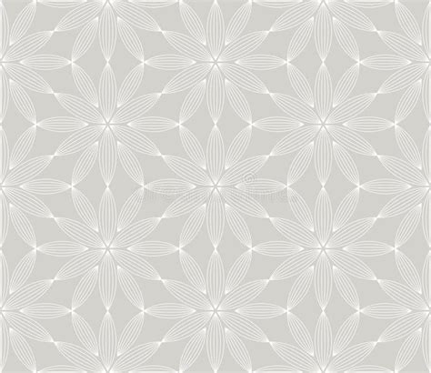Abstract Simple Geometric Vector Seamless Pattern With White Line