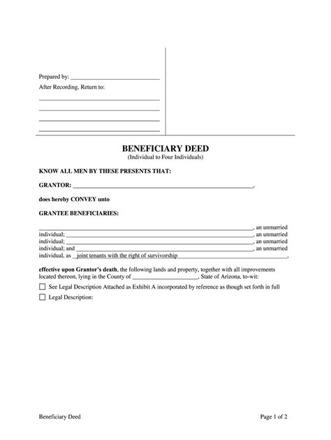 Beneficiary Deed Fill Online Printable Fillable Blank Pdffiller Gambaran