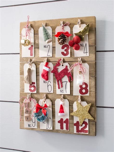 Of course, kids always love getting candy but there are so many other things you can include. DIY Advent Calendar with Tags | Diy advent calendar, Crafts, Diy wedding projects