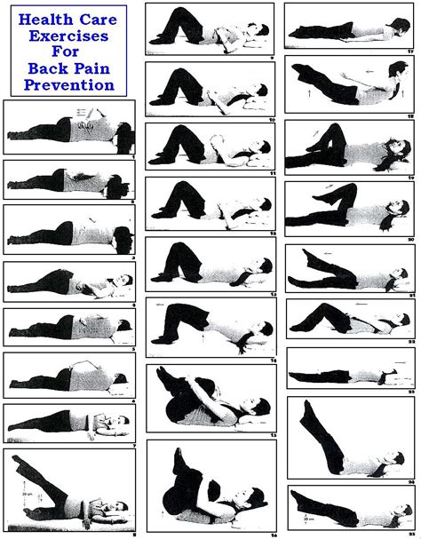 Yoga Poses For Back Pain Relief Exercise Work Out Picture Media