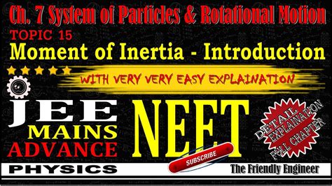 Moment Of Inertia Introduction Topic Ch Youtube