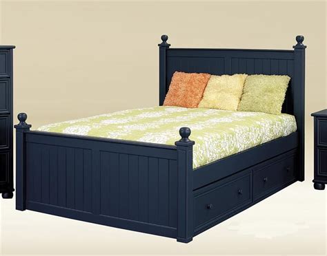 Bentley Navy Blue Full Size Bed Full Size Beds