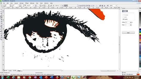 How To Make 2d Line Artwork From A Photo In Corel Draw Youtube