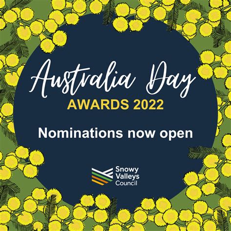 Australia Day Awards 2022 Nominations Now Open Snowy Valleys