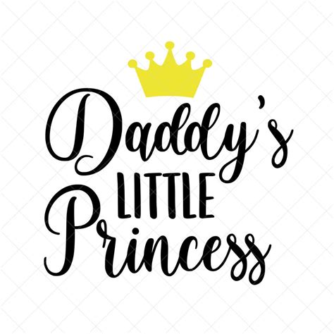 Daddys Little Princess Svg Baby Svg Little Girl Svg Etsy México