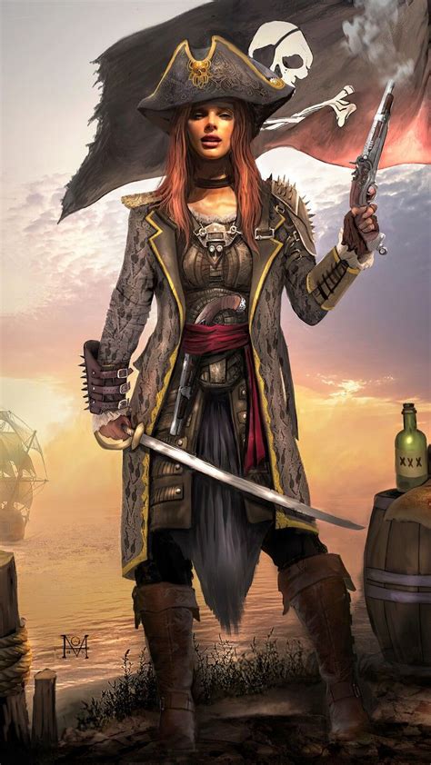 Female Pirate Fantasy Art