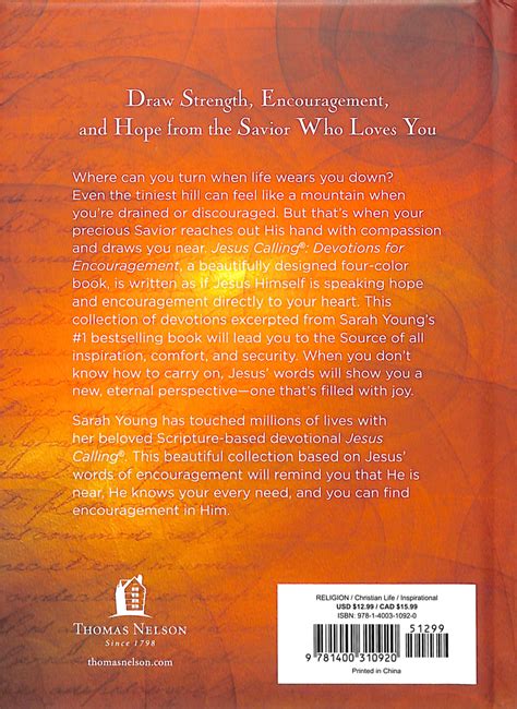 Jesus Calling 50 Devotions For Encouragement By Sarah Young Koorong