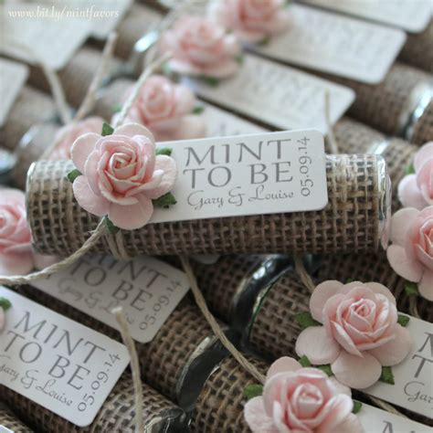 Mint Wedding Favors Set Of 100 Mint Rolls Mint To Etsy