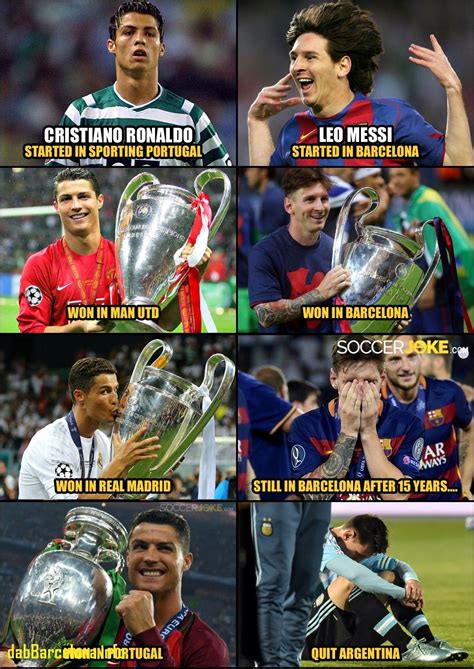 Lionel Messi And Cristiano Ronaldo Funny