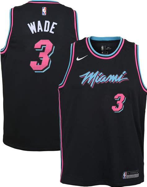 The new heat uniform system features aero swift and dri fit. Nike Youth Miami Heat Dwyane Wade Dri-FIT City Edition Swingman Jersey, Black | Miami heat