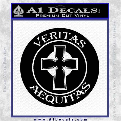 Boondock Saints Veritas Aequitas D3 A1 Decals