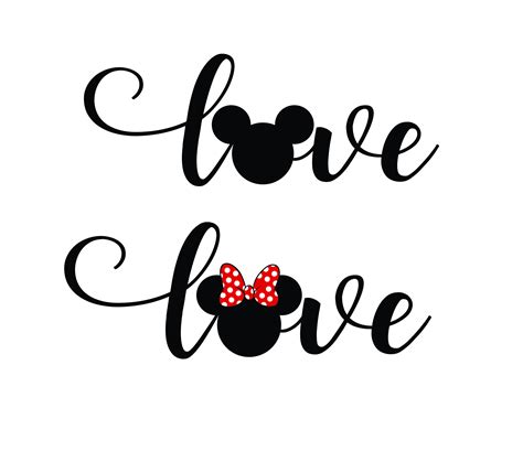 Free Fontlove Disney Svg Png Dxf Love Disney Cut Love Etsy