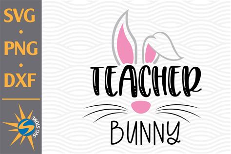 Teacher Bunny Graphic By Svgstoreshop · Creative Fabrica