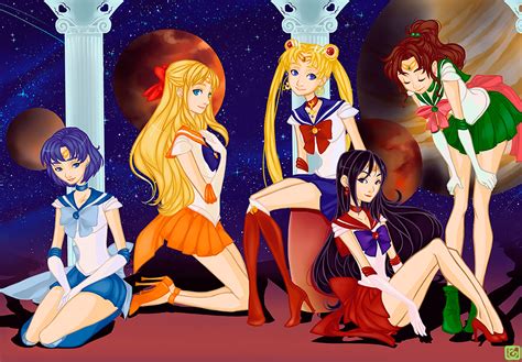 Sailor Scouts By Eloisejude On Deviantart