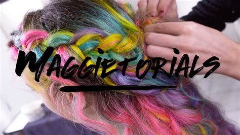 I called it watercolour because i found a gorgeous watercolour painting. Watercolor Hair on Mily Mingonette by Maggietorials using ...