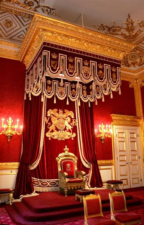 The Throne Room At St Jamess Palace London England The Royals
