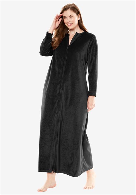 Velour Robe By Only Necessities® Woman Within