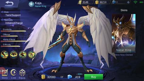 Story is background of each hero in mobile legends. Kaja, El Rey de Nazar, viene a Mobile Legends! | Games.lol
