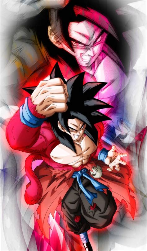 Super Saiyan 4 Xeno Goku By Jemmypranata On Deviantart Anime Dragon
