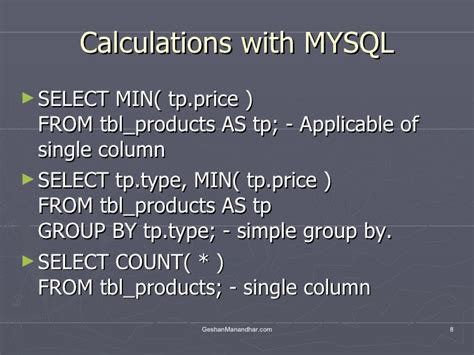 08 Php Mysql Complex Queries Functions