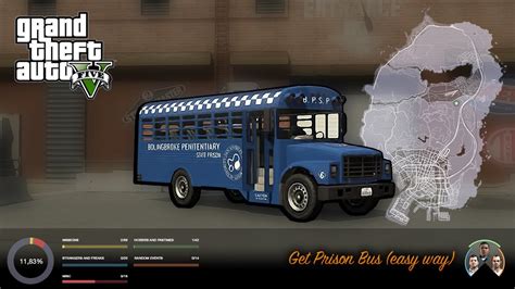 Gta V Get Prison Bus Easy Way Youtube