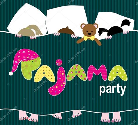 Pajama Party Stock Vector Image By ©ulamarin1985 67180279