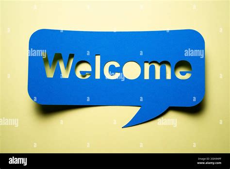 Welcome Sign Hospitality Industry Receptionist Concierge Announcement