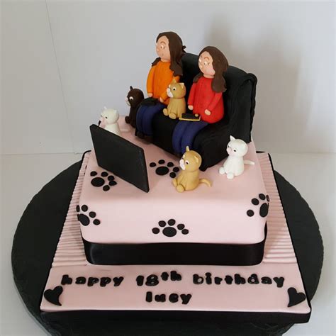 Cat Lover Cake For A Mirfield Customer
