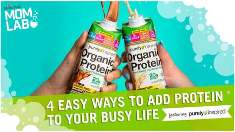 Mom Lab 4 Easy Ways To Add Protein To Your Busy Life Featuring