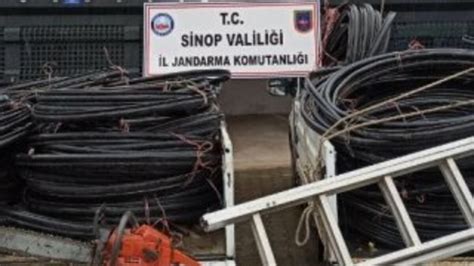 Sinopta 200 Bin Liralık Kablo Ele Geçirildi En Son Haber