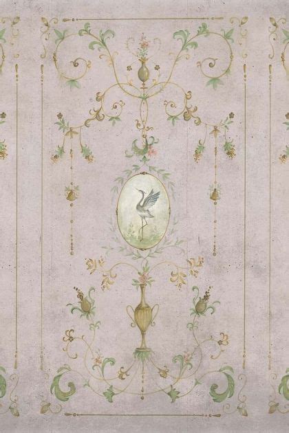 510gbp 4m Wide X 28m High Chinoiserie Panel Wallpaper
