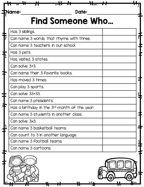 3rd And 4th Grade Worksheet