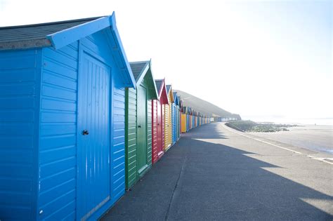 Brightly Coloured Beach Huts 7639 Stockarch Free Stock Photo Archive