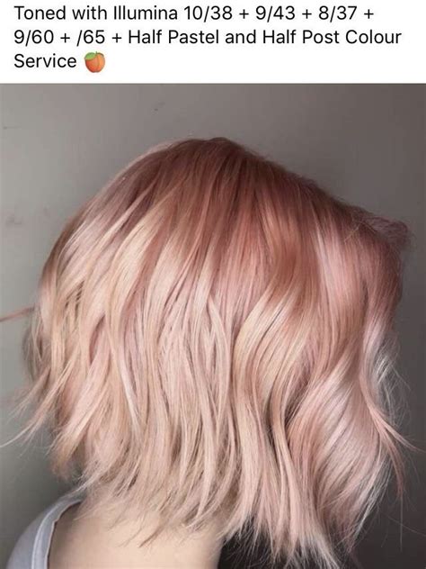Pastel Pink Wella Toner Formula Hair Color Formulas Peach Hair