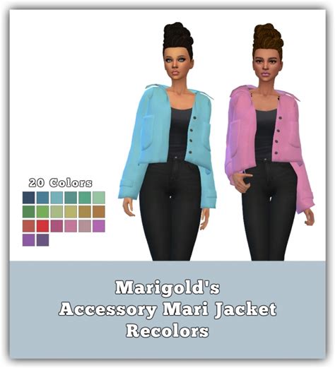 Base Game Jacket Recolor At Maimouth Sims Sims Upd Vrogue Co