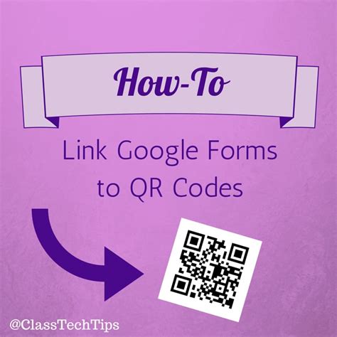 But before you go ahead to add this qr code to your. How to Link Google Forms to QR Codes - Class Tech Tips