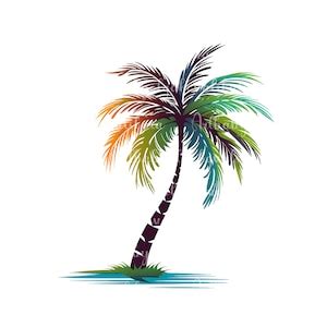 Palm Tree Png Clipart Digital Download Etsy