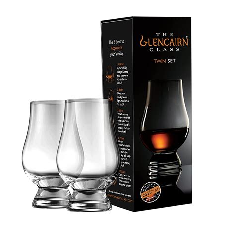glencairn crystal whiskey tasting glass set of 2 home and kitchen