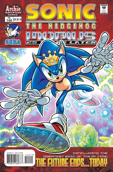 Archie Sonic The Hedgehog Issue 144 Sonic News Network Fandom