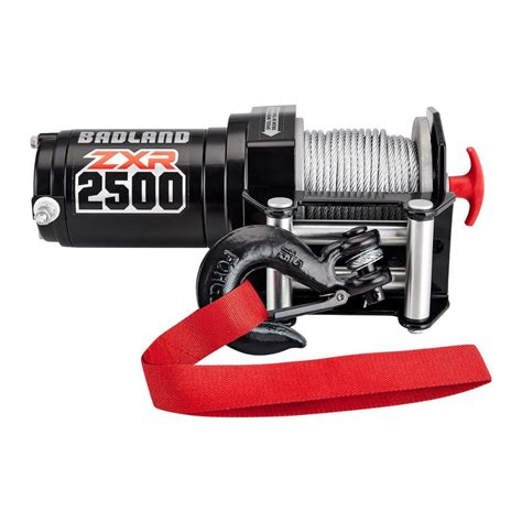 2500 Lb Atvutility Winch With Wire Rope And Wireless Remote Control
