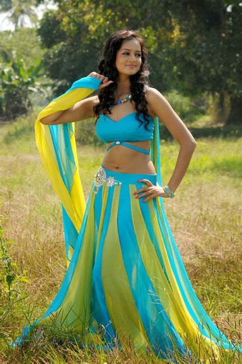 Actress Shanvi Latest Hot Cleavages And Navel Show Stills Cine Gallery