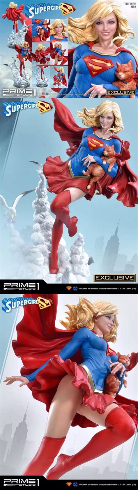 Supergirl Statue ‣ 3d Print Model ‣