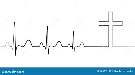 Cardiac Arrest And Heart Beating Again Heart Rate Graph Ekg Icon Wave