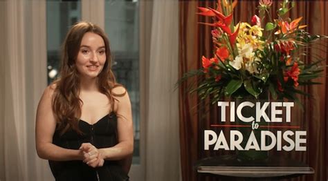 Ticket To Paradise Kaitlyn Dever Interview Cineworld Cinemas