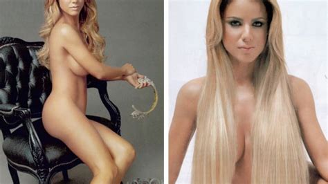 Marina Calabró posó totalmente desnuda Teleshow